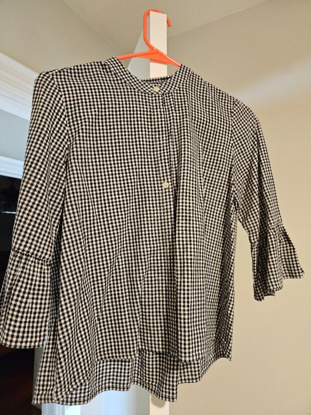 Madewell checkered Blouse
